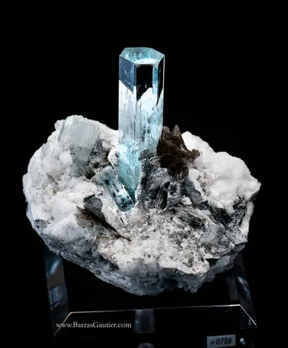 Beryl Aquamarine - Orthoclase image