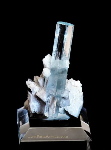 Beryl Aquamarine - Orthoclase - Tourmaline image