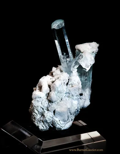 Beryl Aquamarine - Orthoclase - Tourmaline image