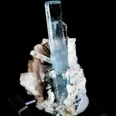 Beryl Aquamarine - Orthoclase - Tourmaline - image 1