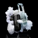 Beryl Aquamarine - Orthoclase - Tourmaline Schorlite - image 2