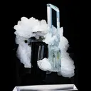 Beryl Aquamarine - Orthoclase - Tourmaline Schorlite - image 4