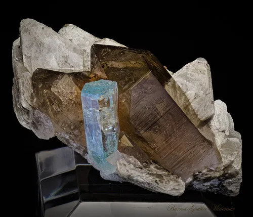 Beryl Aquamarine - Quartz - Muscovite - image 3