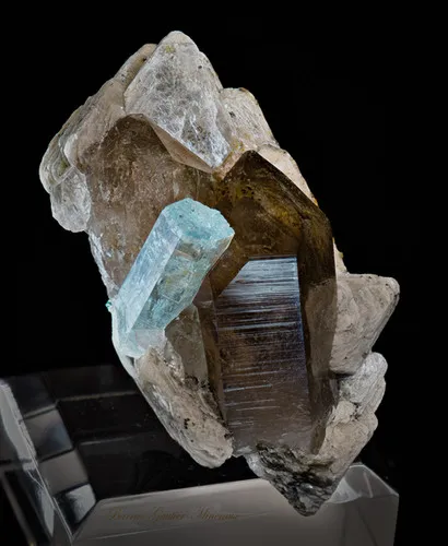 Beryl Aquamarine - Quartz - Muscovite - image 2
