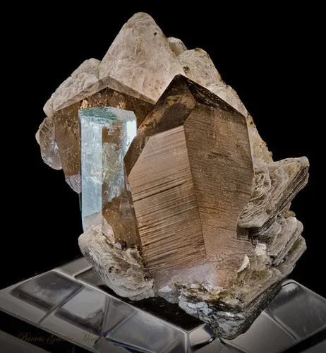 Beryl Aquamarine - Quartz - Muscovite - image 5