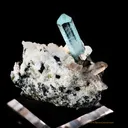 Beryl Aquamarine - Quartz - Muscovite - image 2