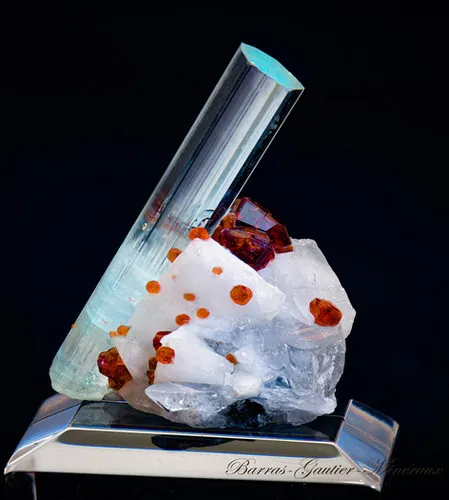 Beryl Aquamarine - Spéssartite Garnet image