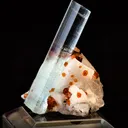 Beryl Aquamarine - Spéssartite Garnet - image 2