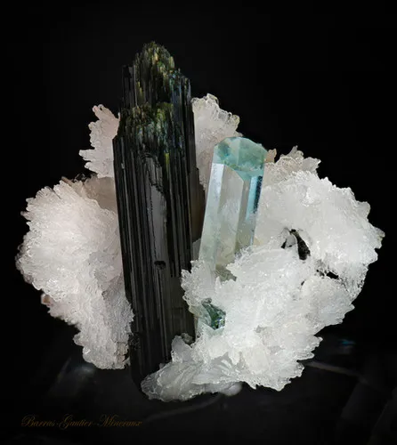 Beryl Aquamarine-Tourmaline-Cleavelandite image