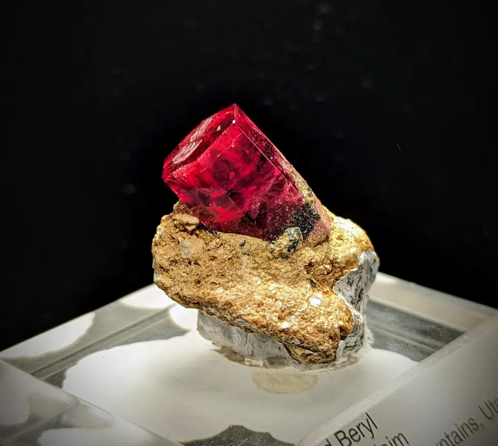 Beryl from USA, Utah, Wah Wah Mountains, Ruby Violet Claims