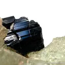 Beryl (Unusual Scepterd Form) With Schorl - image 3