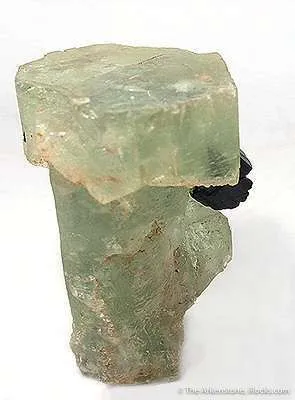 Beryl (Unusual Scepterd Form) With Schorl image