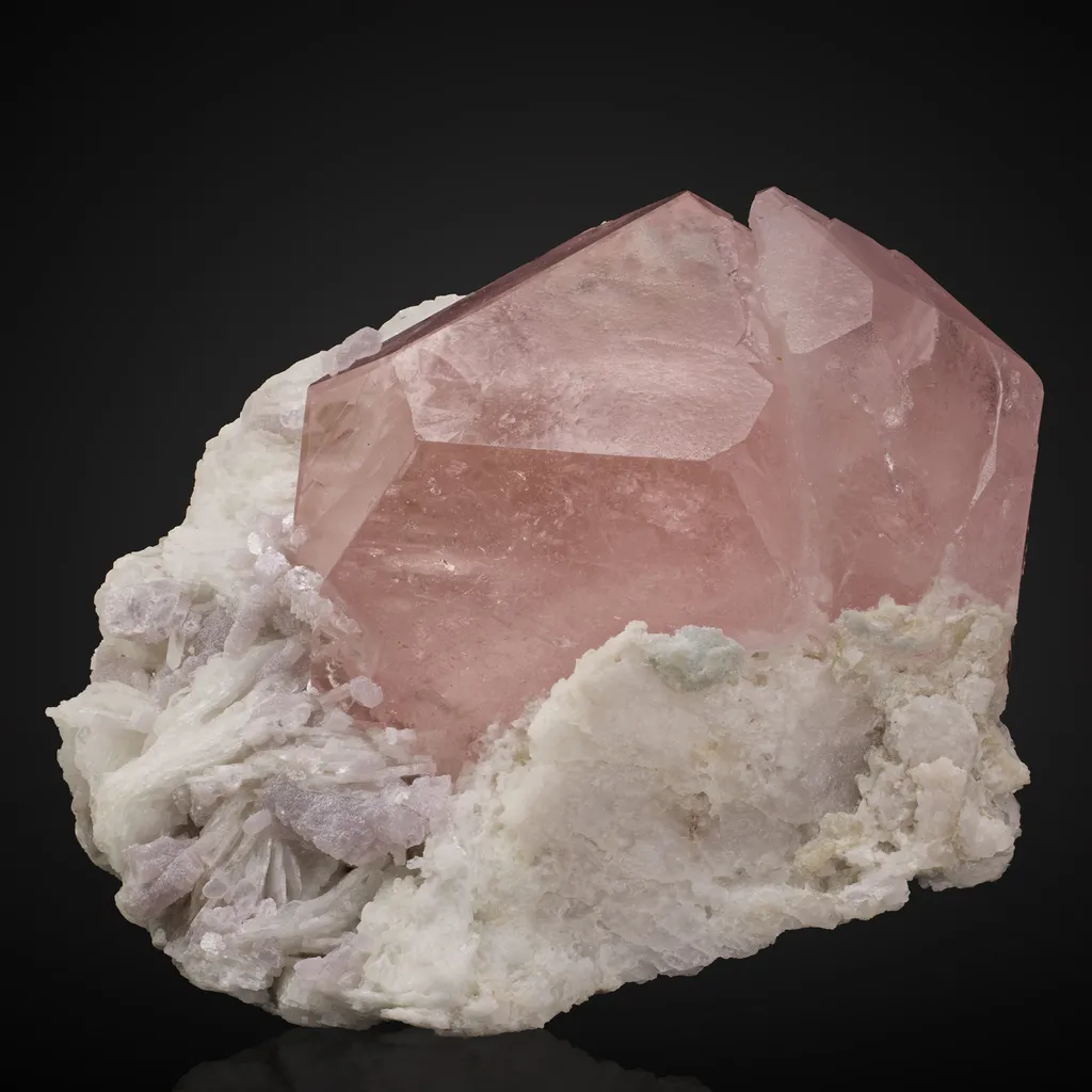 Beryl v. Morganite, Lepidolite, Albite