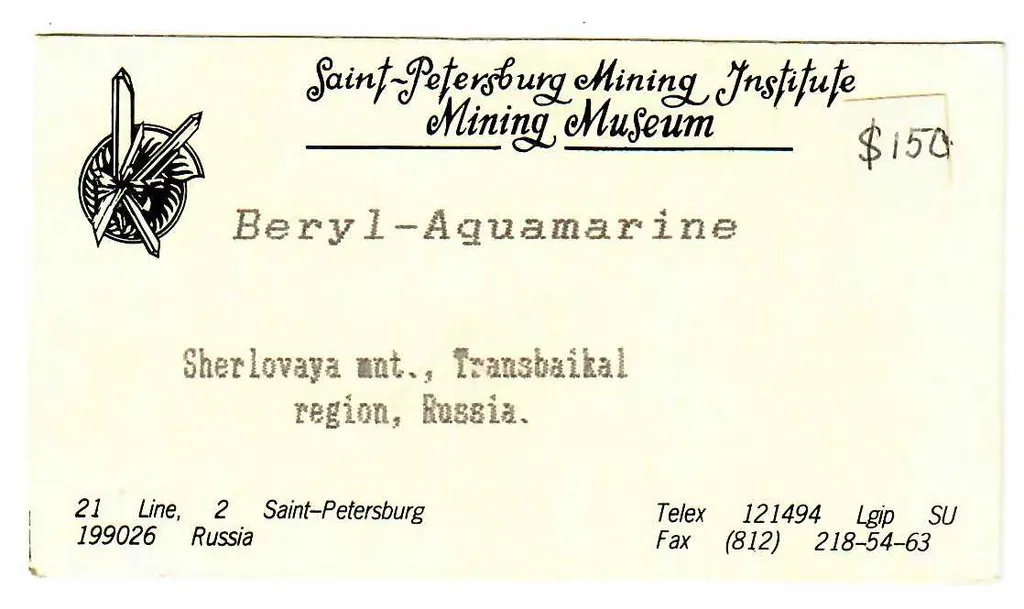 Beryl var. Aquamarine - image 5