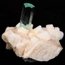 Beryl (Var: Aquamarine), Albite - image 1