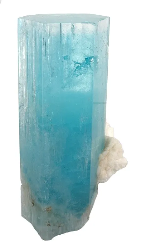 Beryl (Var: Aquamarine), Albite image
