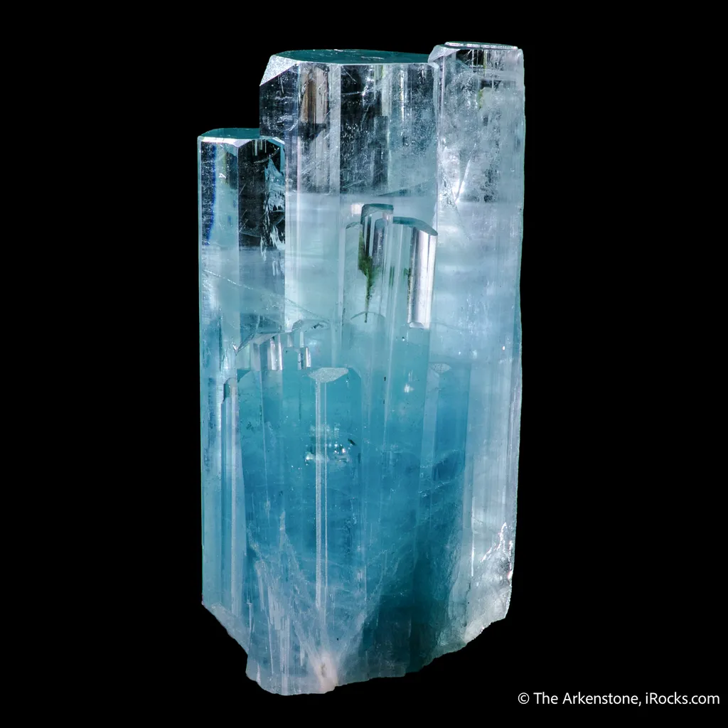 Beryl var. Aquamarine cluster - image 6