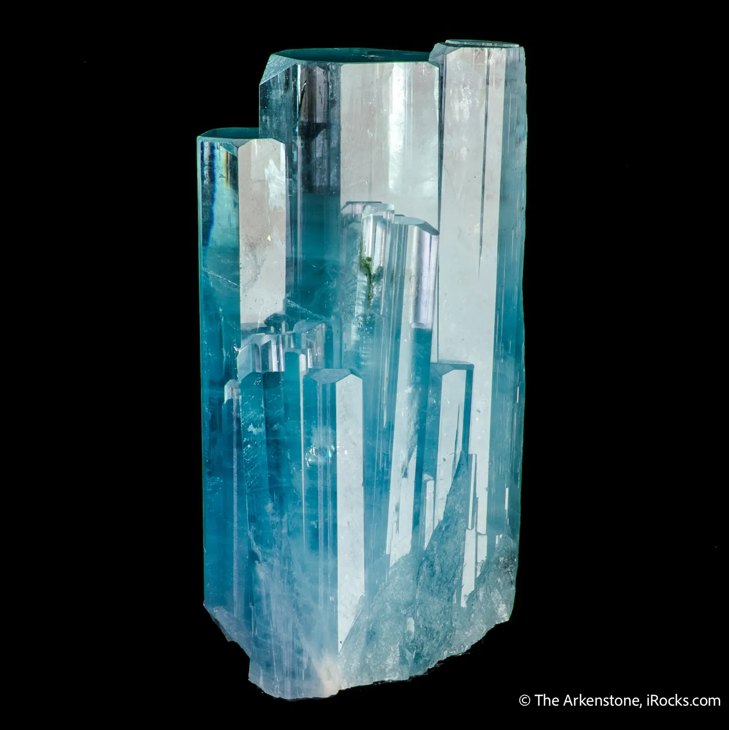 Beryl var. Aquamarine cluster - image 3