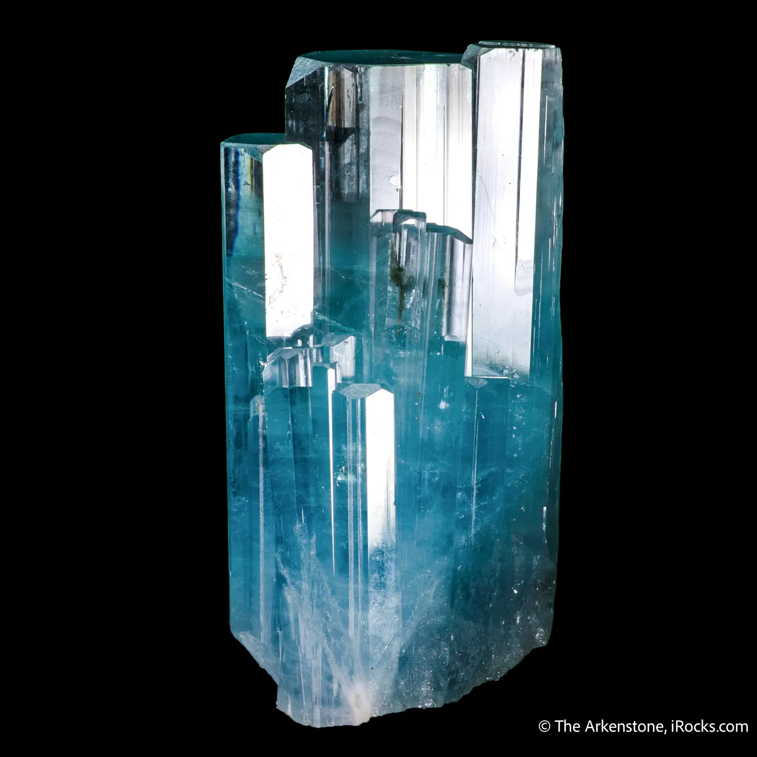 Beryl var. Aquamarine cluster - image 5