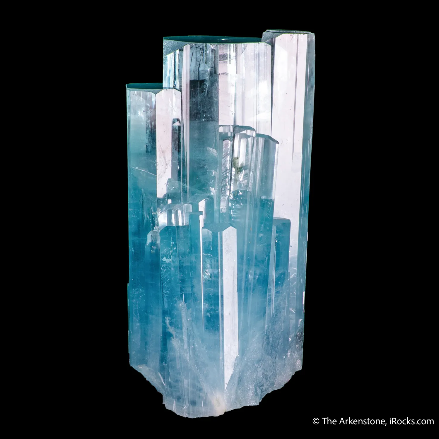 Beryl var. Aquamarine cluster - image 7