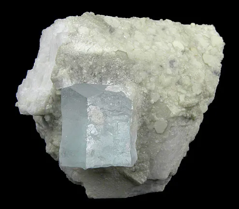 Beryl (Var: Aquamarine), Feldspar Group image