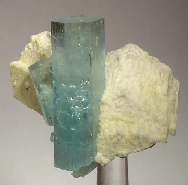 Beryl (Var: Aquamarine), Feldspar Group image