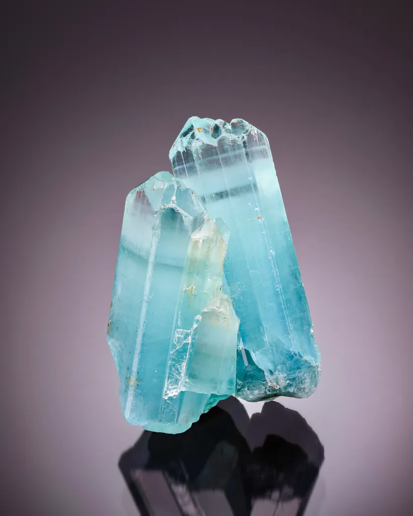 Beryl var. Aquamarine from Russia, Zabaykalsky Krai, Adun-Cholon Range image