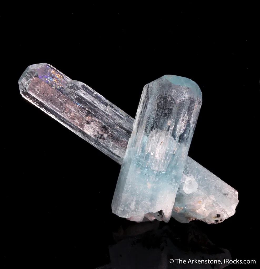 Beryl var. Aquamarine  (illustrated) - image 3