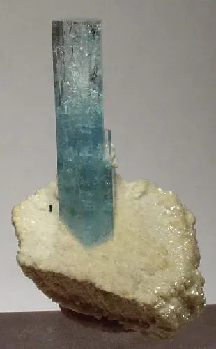 Beryl (Var: Aquamarine), Microcline image