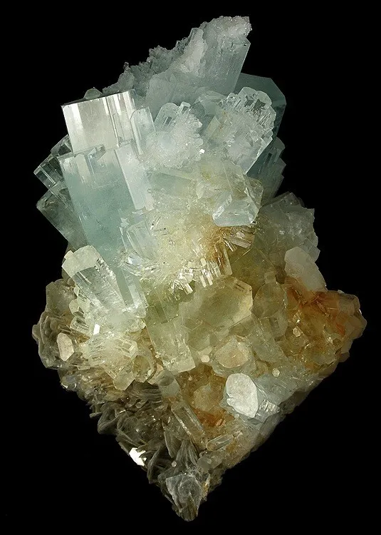 Beryl (Var: Aquamarine), Muscovite image