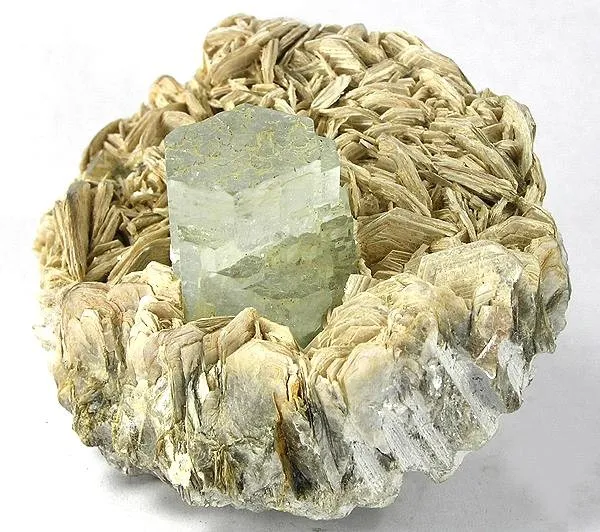 Beryl (Var: Aquamarine), Muscovite - image 1