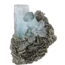 Beryl Var. Aquamarine & Muscovite - image 2