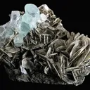 Beryl (Var: Aquamarine), Muscovite - image 1