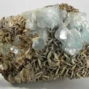 Beryl (Var: Aquamarine), Muscovite - image 1