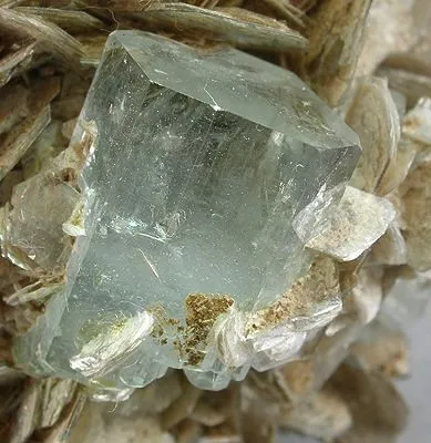 Beryl (Var: Aquamarine), Muscovite - image 2