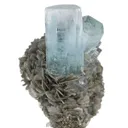 Beryl Var. Aquamarine & Muscovite - image 1