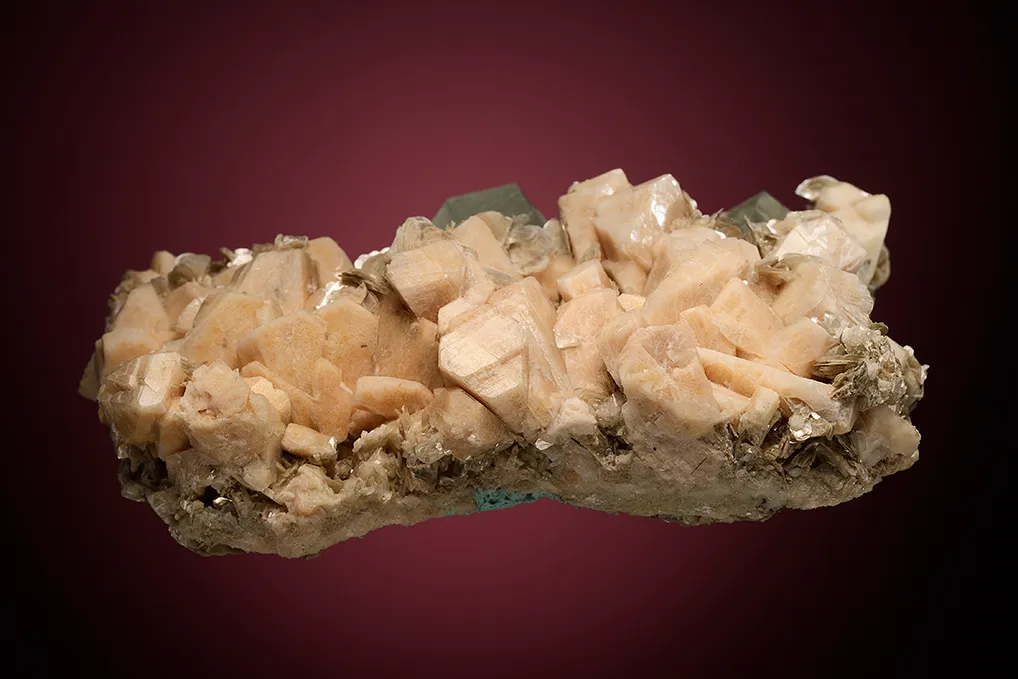 Beryl var. Aquamarine on Albite var. Pericline - image 5