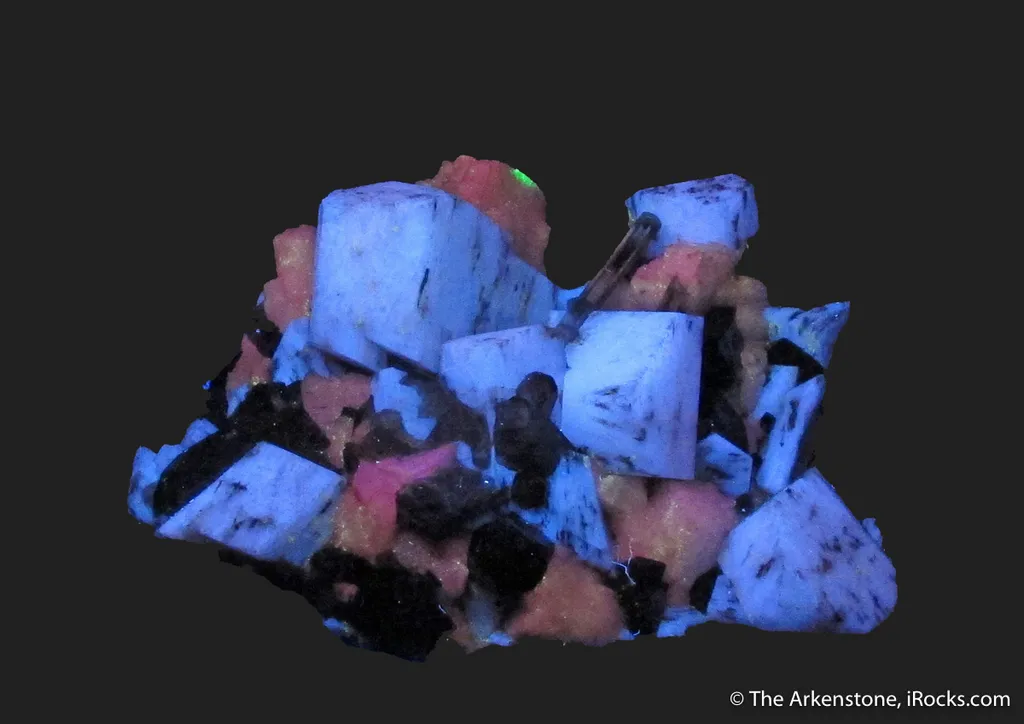 Beryl var. Aquamarine on K Feldspar (fl), Albite (fl) and Smoky Quartz - image 7