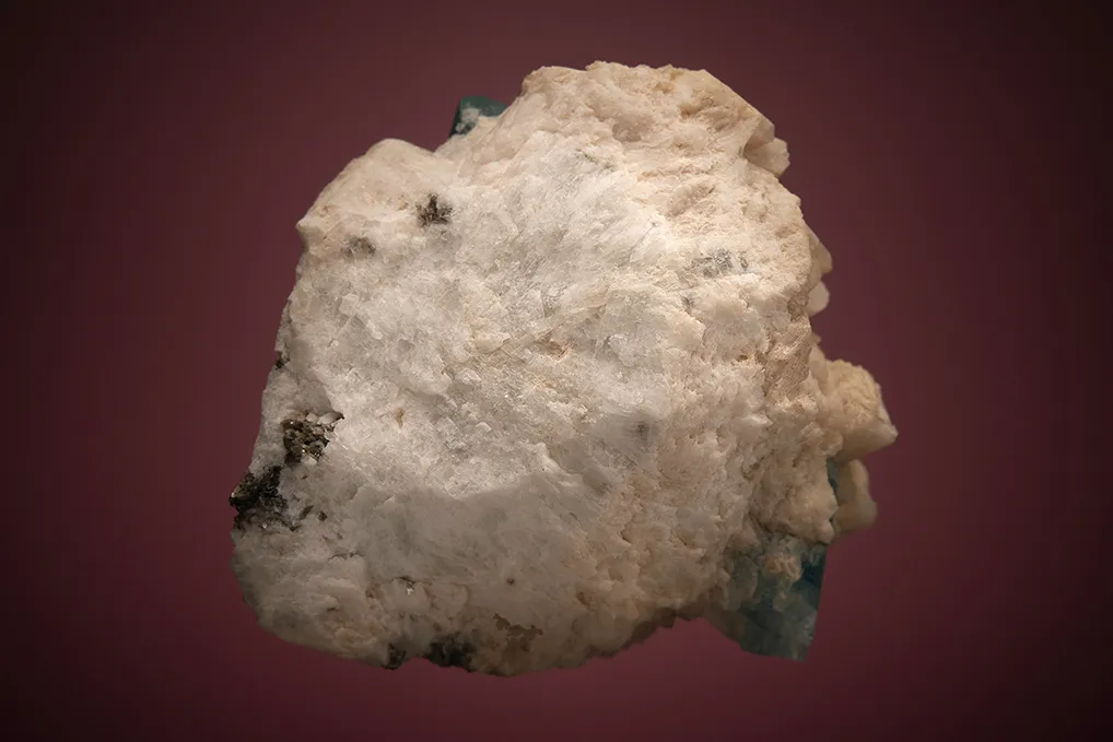 Beryl var. Aquamarine on Microcline - image 3