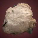 Beryl var. Aquamarine on Microcline - image 3
