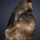 Beryl var. Aquamarine on Quartz var. Smoky - image 3