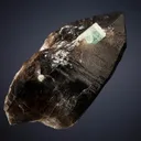 Beryl var. Aquamarine on Quartz var. Smoky - image 5