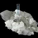 Beryl (Var: Aquamarine), Quartz, Albite - image 1