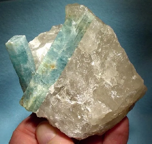 Beryl (Var: Aquamarine), Quartz (Var: Smoky Quartz) - image 1