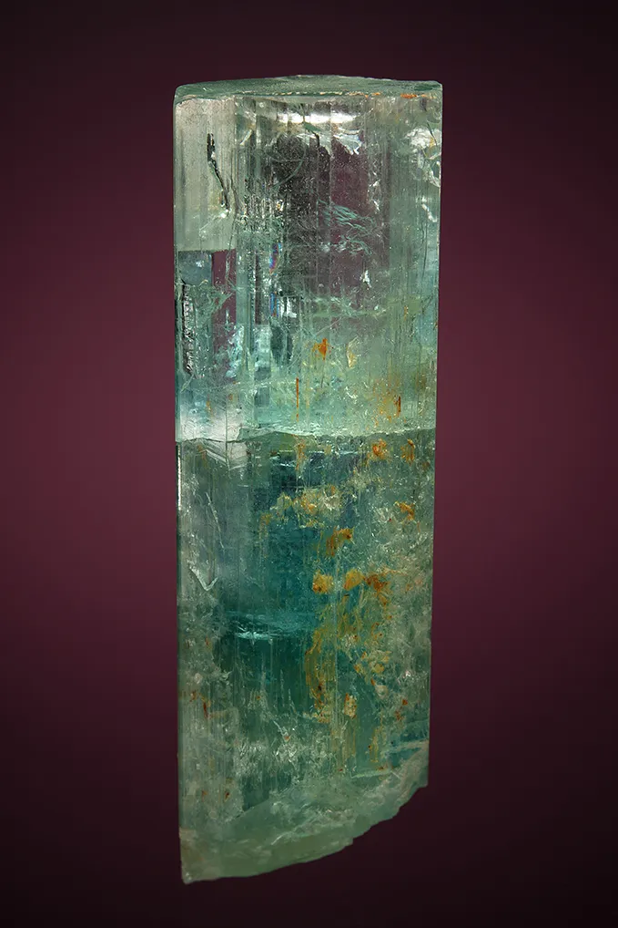 Beryl var. Aquamarine (repaired) image