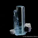 Beryl var. Aquamarine, Schorl - image 5