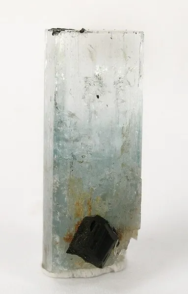 Beryl (Var: Aquamarine), Schorl image