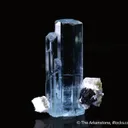 Beryl var. Aquamarine, Schorl - image 1