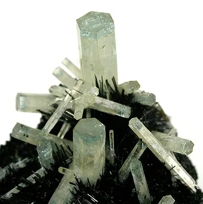 Beryl (Var: Aquamarine), Schorl - image 2