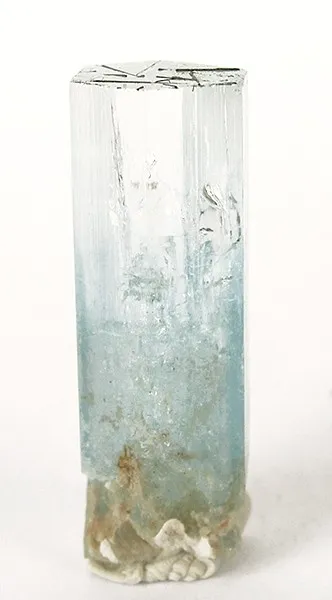 Beryl (Var: Aquamarine), Schorl image